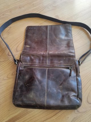 Bolso bandolera cuero Greenburry vintage