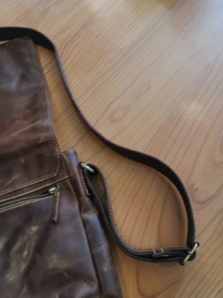 Bolso bandolera cuero Greenburry vintage