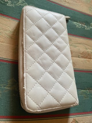 Portafoglio Liu Jo bianco con strass
