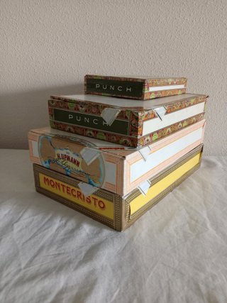 Scatole di sigari vuote: Punch, Upmann