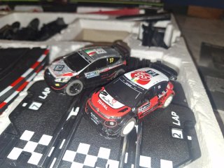 Circuito Slot WRC 1:43 Ford Fiesta y Citroen
