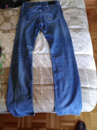 Pantalón vaquero Calvin Klein azul oscuro