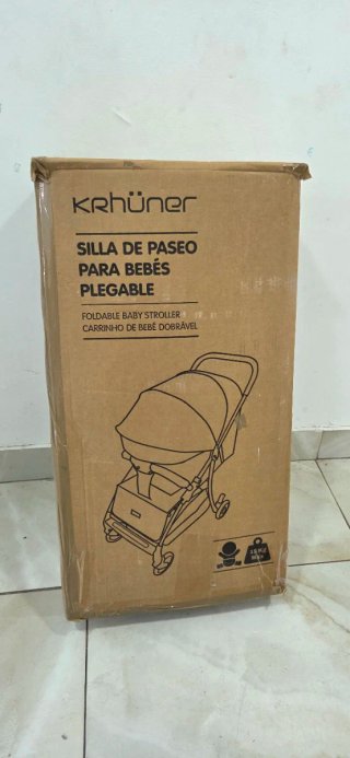 Silla de paseo para bebé gris *MARCA KRHÜNER