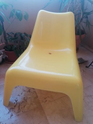 Sillones Plástico IKEA (Rosa y Amarillo)