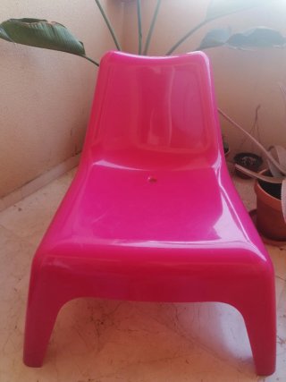 Sillones Plástico IKEA (Rosa y Amarillo)