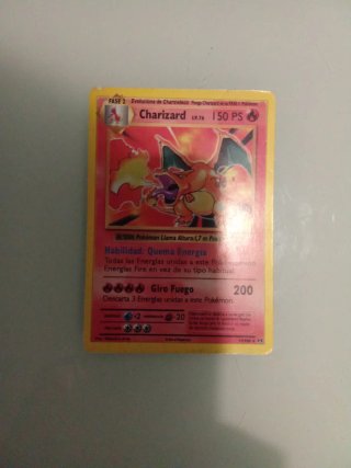 Carta Pokémon Charizard FASE 2 2016