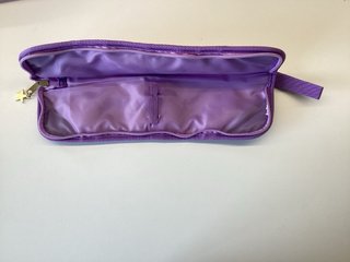 Funda para flauta morada con estrellas