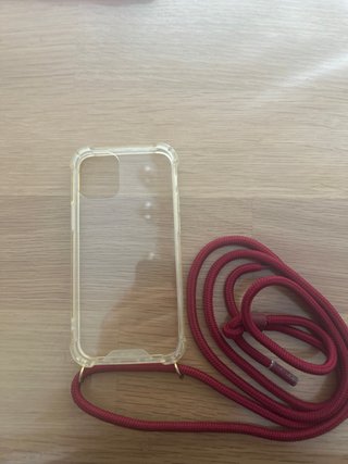 Funda iPhone 12 Mini Transparente con Cuerda