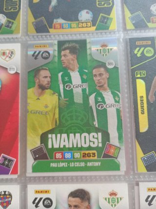 8 Cartas Fútbol Panini 2026