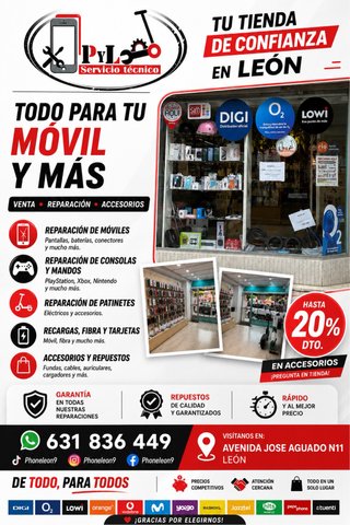 Reparacion moviles y patinetes