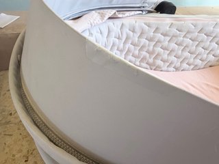 Capazo Stokke Rosa y Gris
