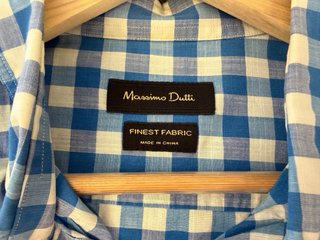 Camisa cuadros Massimo Dutti Talla L