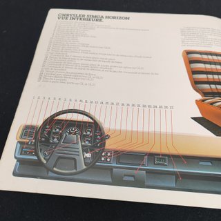 Catálogo Chrysler Simca Horizon Original 1978