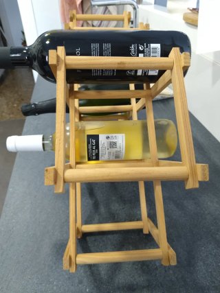 Portabottiglie in legno per vino