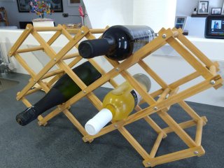 Portabottiglie in legno per vino