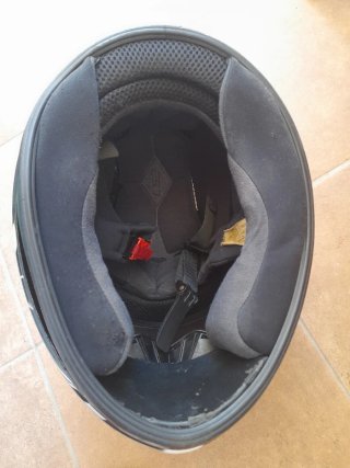 Casco LS2 Negro con Diseño