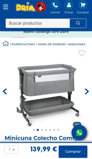 Minicuna + colchón