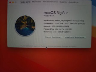 MacBook Pro i7 16GB SSD 256GB