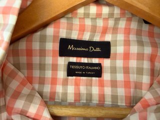 Camisa cuadros Massimo Dutti Talla L