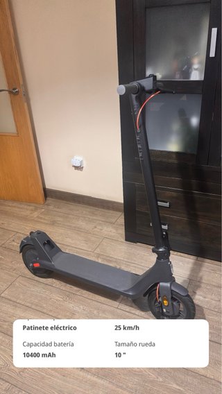 Patinete Eléctrico Xiaomi Ruedas 10 pulgadas