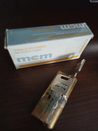 Bombín cerradura seguridad cilindro de puerta