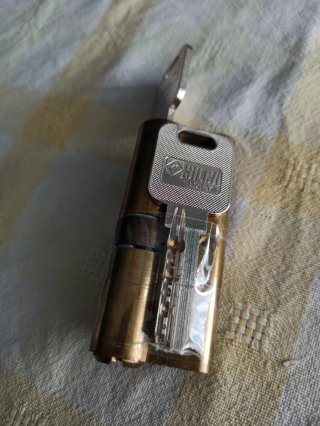 Bombín cerradura seguridad cilindro de puerta