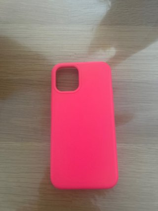 Funda iPhone 12 Mini Rosa Neón