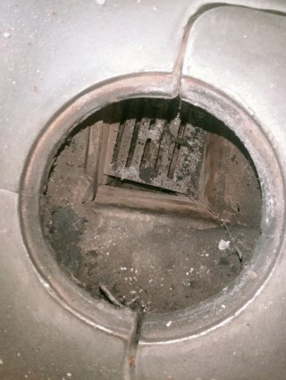 Cocina de carbón vintage