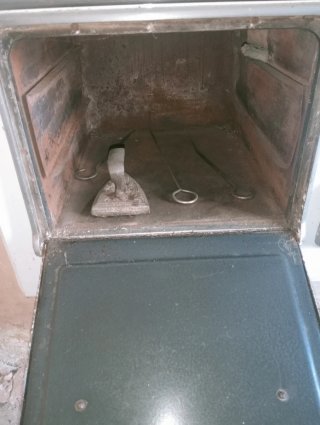 Cocina de carbón vintage