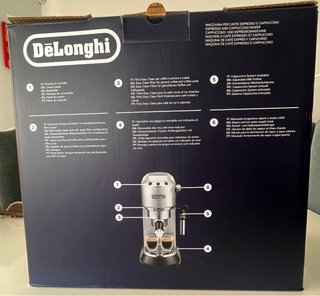 Cafetera Delonghi Dedica Style Plateada