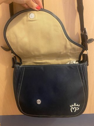 Bolso Piel Montepicaza azul marino