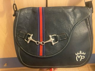 Bolso Piel Montepicaza azul marino