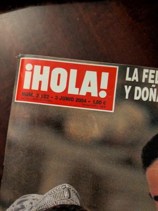 Revista¡HOLA! Boda Felipe y Letizia 2004