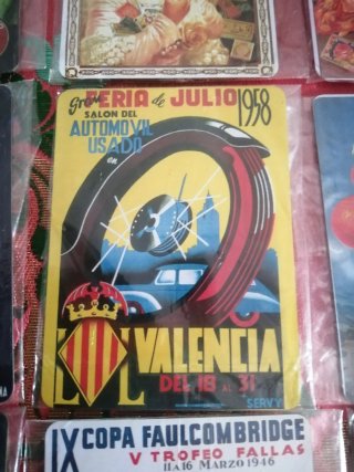 Cartelería Valenciana Vintage + imán