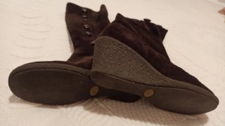Botas de piel Vialis marrones