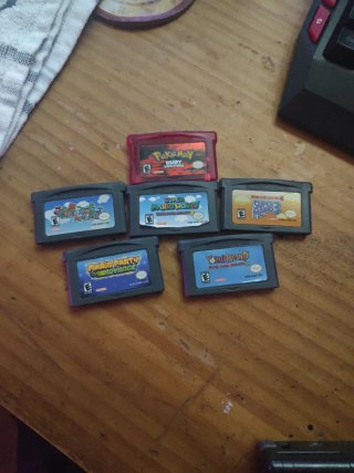 GBA SP Nero + 6 Giochi (US)