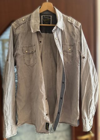 Camicia Alcott Uomo Grigia XL
