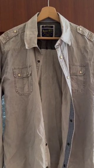 Camicia Alcott Uomo Grigia XL