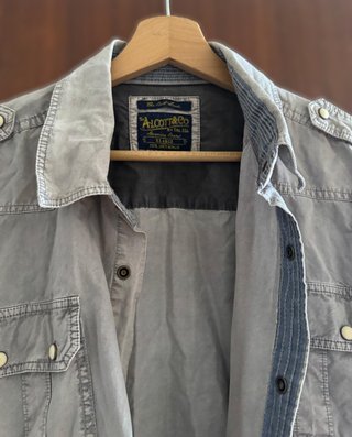 Camicia Alcott Uomo Grigia XL
