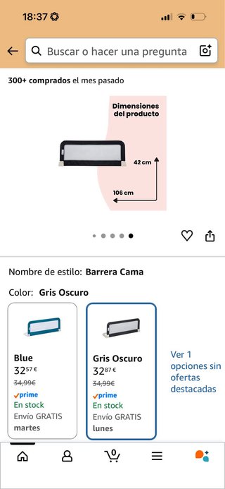 Barrera Seguridad para cama Safety 1st