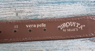 Cintura Vintage Camoscio Dettagli Oro Gipsy chic