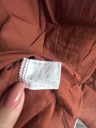 Copricostume marrone e beige taglia unica