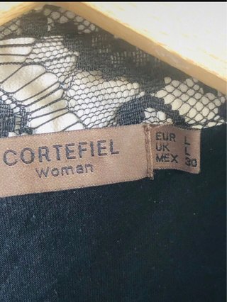 Polo Cortefiel encaje Talla L