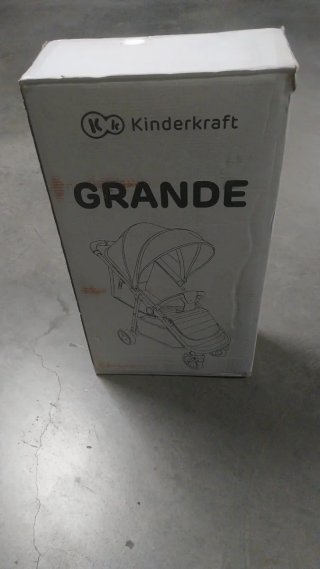 Carro de bebé gris y negro