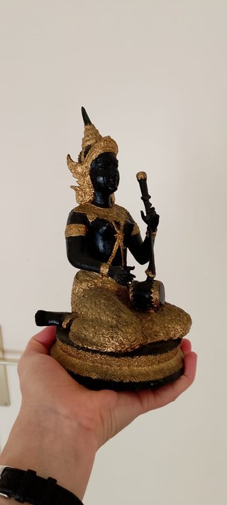 Figuras Tailandesas Bronce Negro y Oro