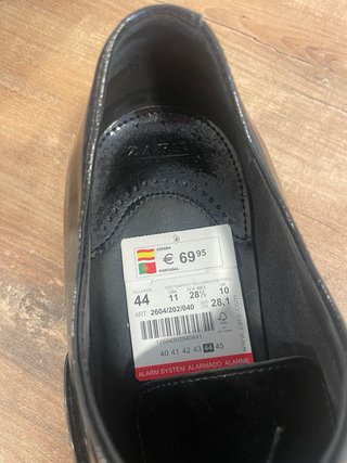 Zapatos de charol y piel hombre