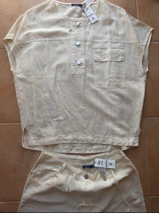 Conjunto Lino Beige