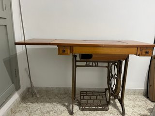 Mesa Máquina Coser Alfa Madera Metal