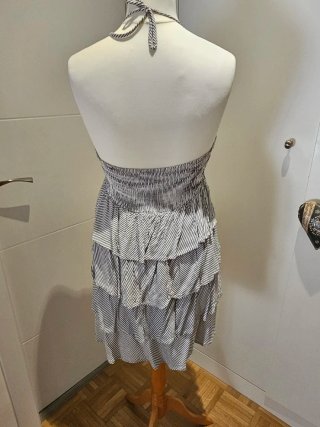 Blusa con volantes rayas