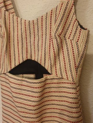 Vestido mono Jacquard Corto Rayas